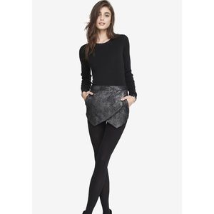 Express Metallic Snake Print Shorts